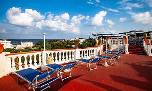 Terrazza solarium Hotel Onda Blu Ischia